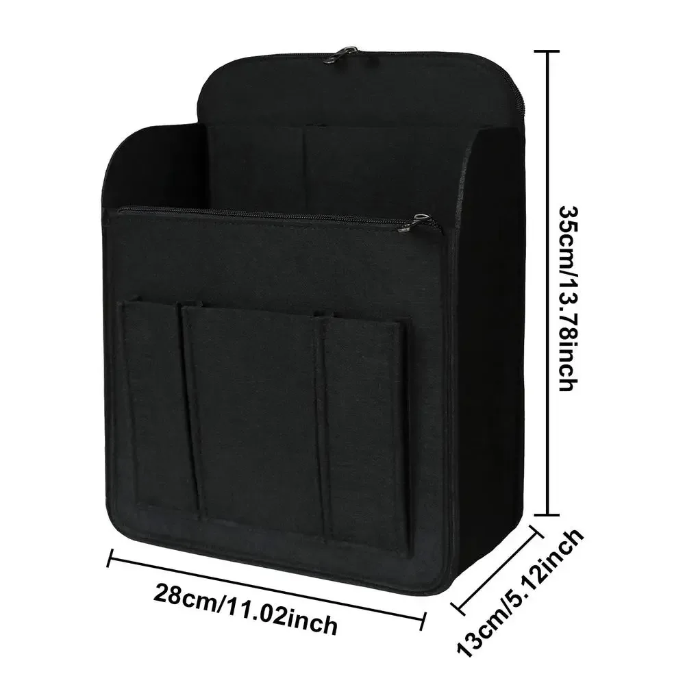 organisateur de sac à dos multi-poches grande capacité en feutre pour rangement intérieur de sac à dos, sac de rangement pour livres