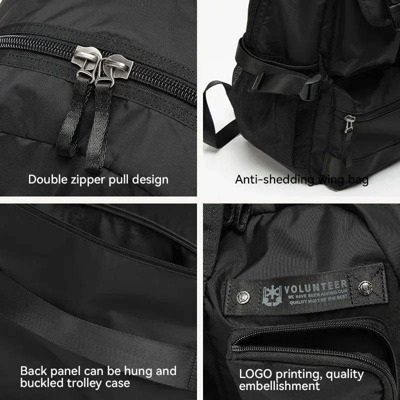 volunteer sac à dos de voyage pour hommes femmes 2025 décontracté mode oxford tissu sac à dos étanche homme randonnée camping sac à dos 1825-02