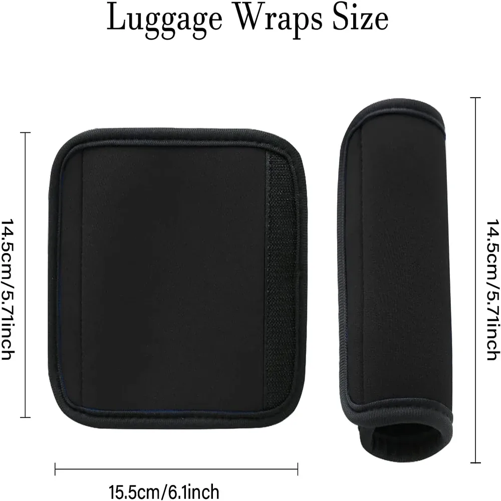 protège greffes poignée tissu multicouleur confort auto adhésif voyage sac valise pods trousseau cadeau
