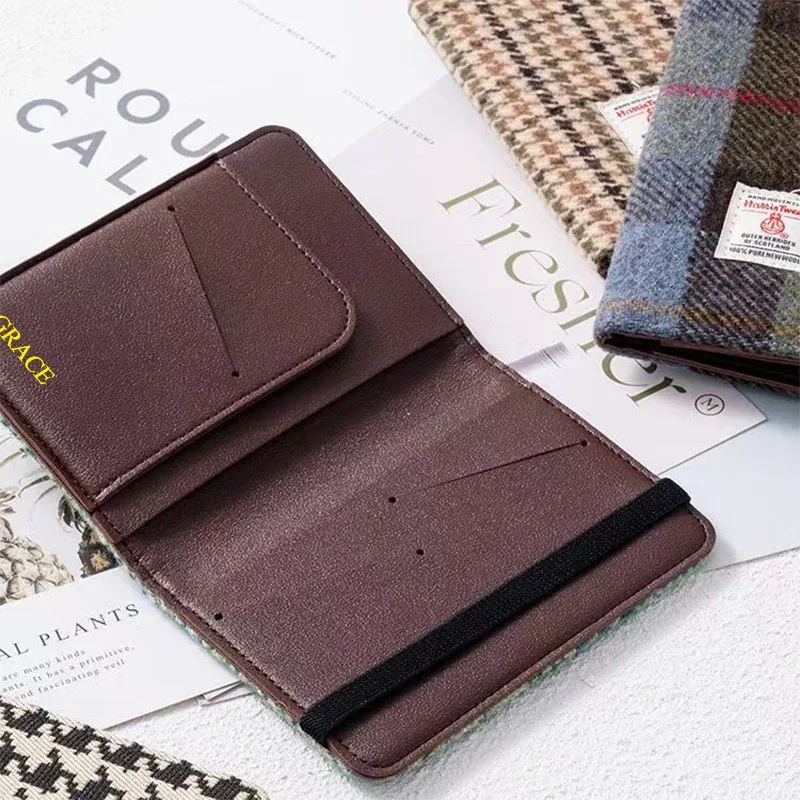 mode luxe voyage passeport couverture femme affaires graver nom décontracté passeport portefeuille multifonction carte sac porte-passeport