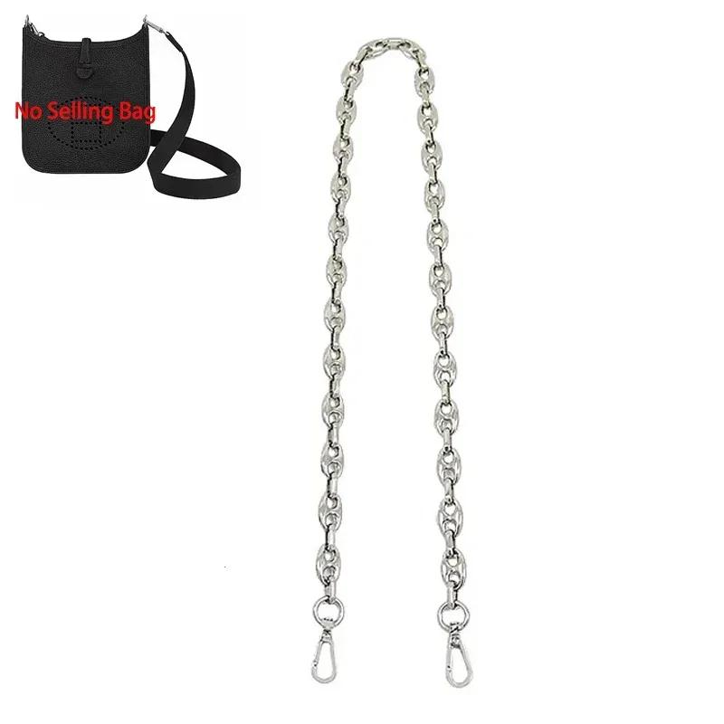 chaîne de sac en métal de haute qualité, sangle de transformation de remplacement sous les bras, sac à bandoulière, chaînes d'extension, accessoires de bricolage