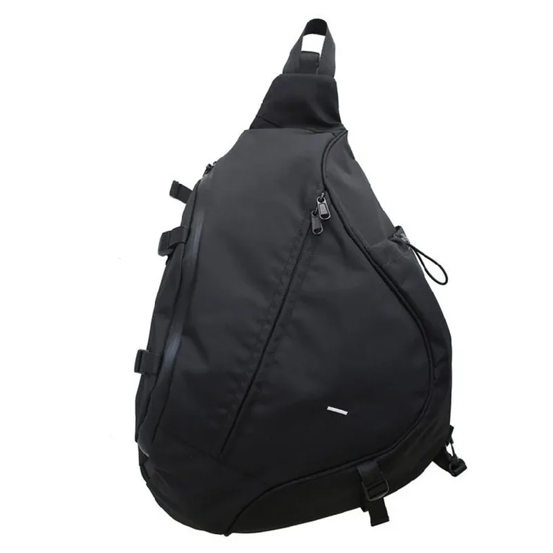 sac de poitrine pour hommes de grande capacité, sac à bandoulière unisexe de voyage hip hop décontracté, sac à bandoulière de rangement en nylon de haute qualité, livraison gratuite