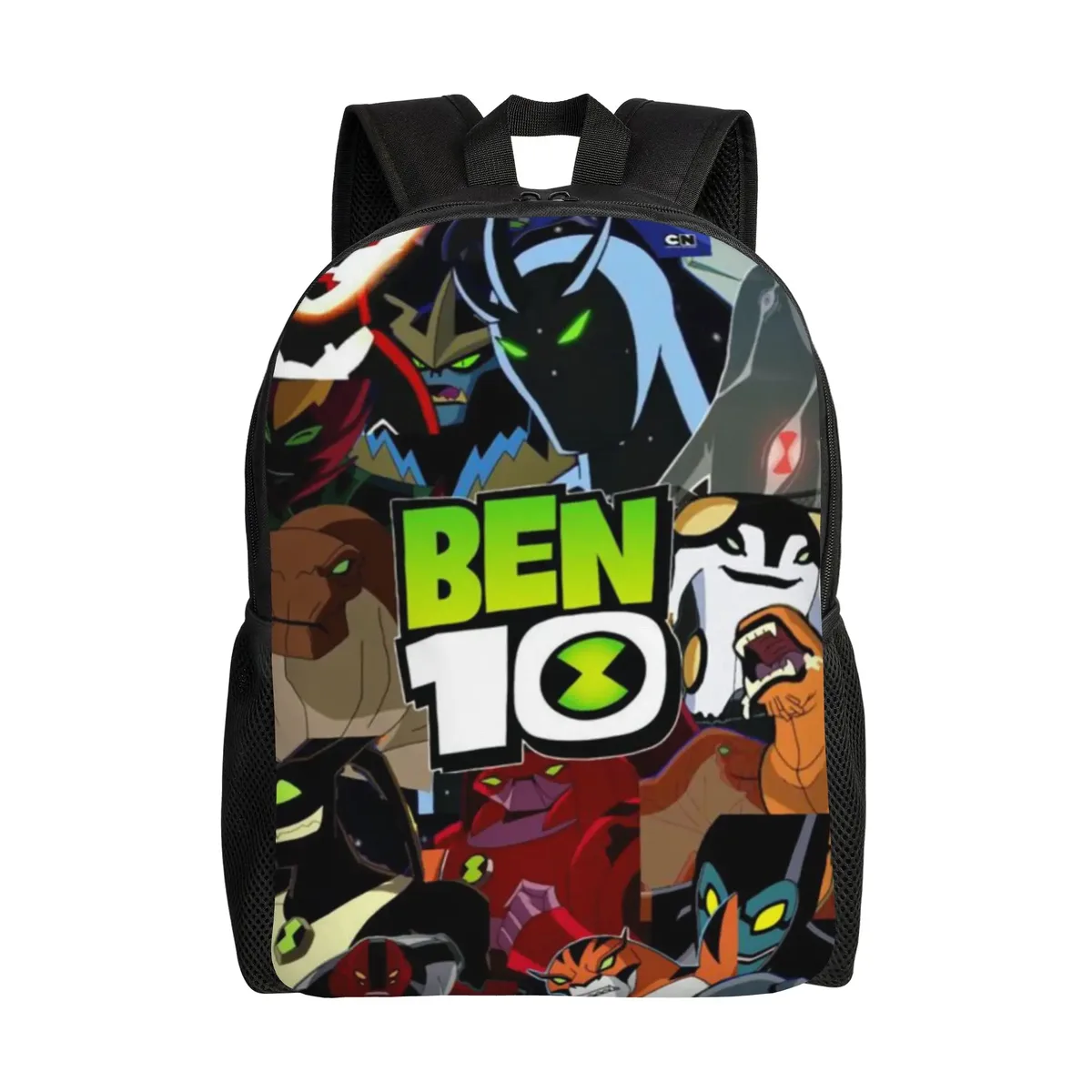 sac à dos ben 10 pour la rentrée scolaire, avec logo ben 10 omnitrix abstrait et sangle réglable