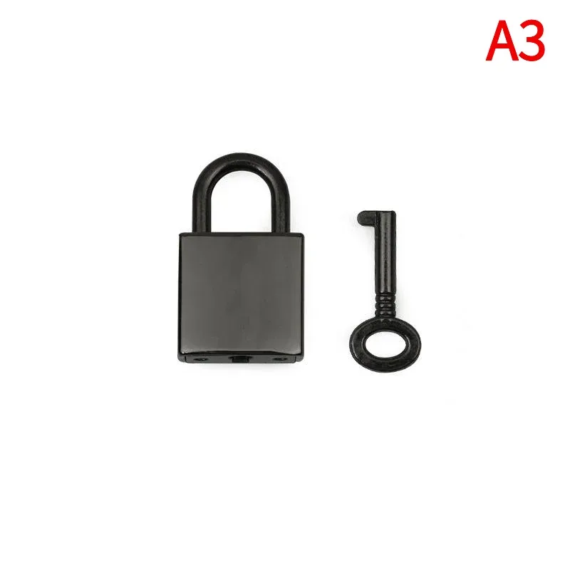cadenas serrure tsa métallique zinc anti corrosion antieffraction portable décoratif usage journal valise bijoux rangement