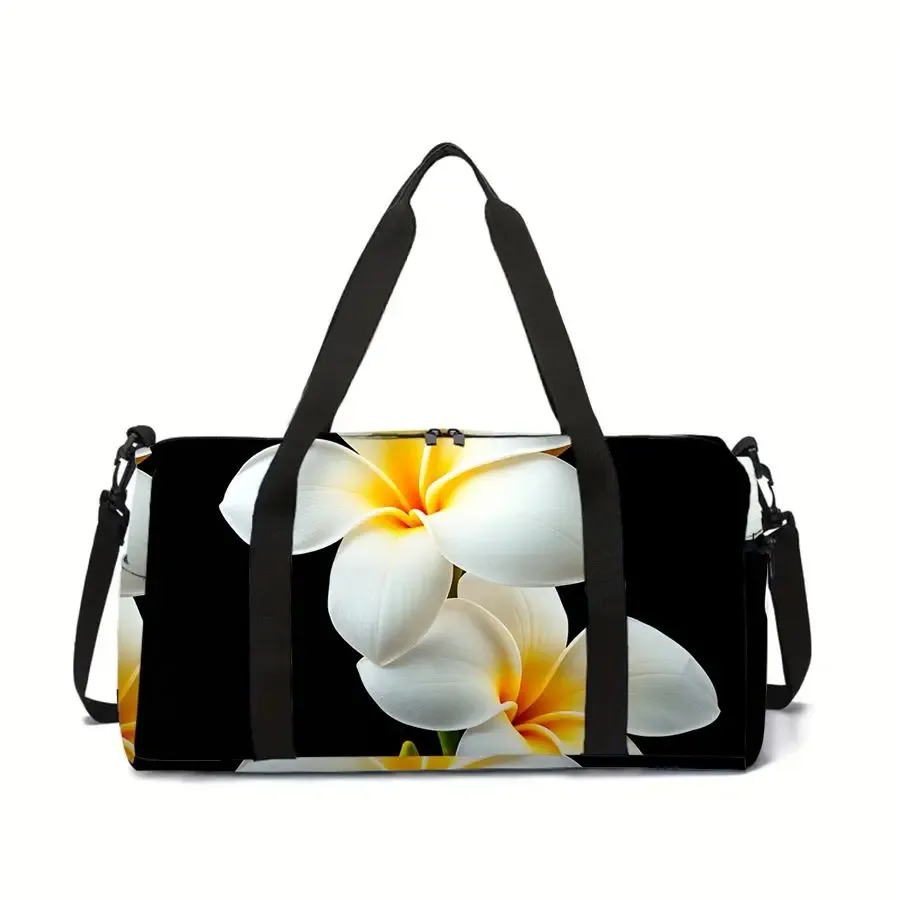 sac de voyage à grande capacité à imprimé floral pour garçon/fille, meilleur cadeau, sac de voyage 2d à motif de dessin animé, sac de sport de plein air pour enfants