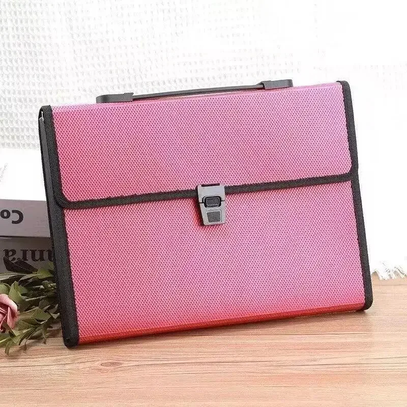 organisateur de documents longs à motif diamant, sac accordéon portable extensible, classeur de bureau professionnel multicouche, pack combiné