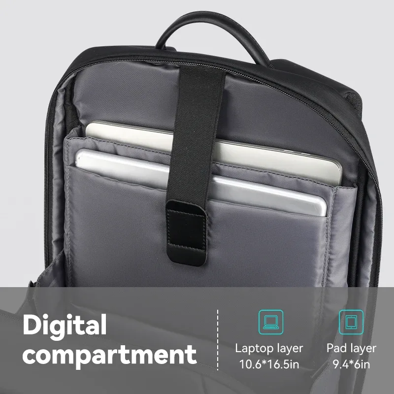sac à dos pour ordinateur portable mark ryden, fin et multi-couches, résistant à l'eau, sac à dos de cabine d'avion, sac à dos professionnel avec port usb