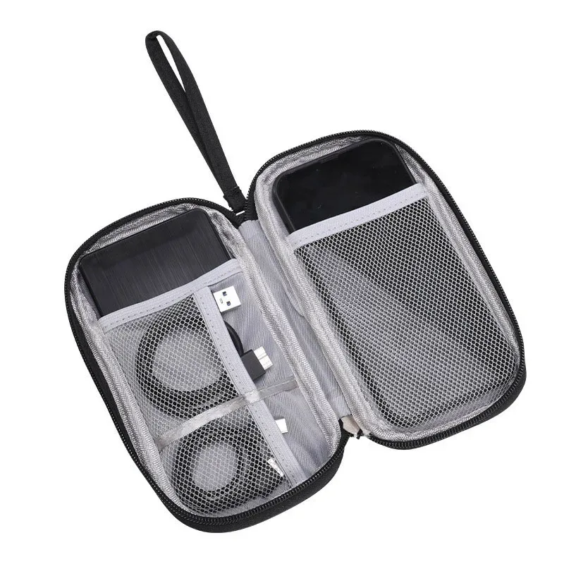 sac de rangement portable pour produits numériques, organiseur de câbles usb, organiseur de chargeurs et d'écouteurs (1 pièce)