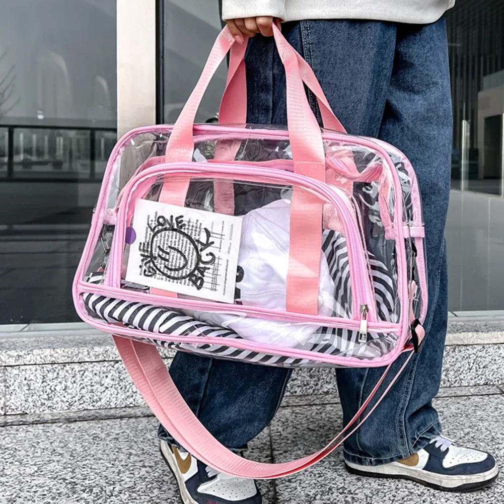 sacs à main de créateur de luxe pour femmes, sac à main transparent, sac d'entraînement en pvc, sac polochon de voyage, sacs à bandoulière étanches