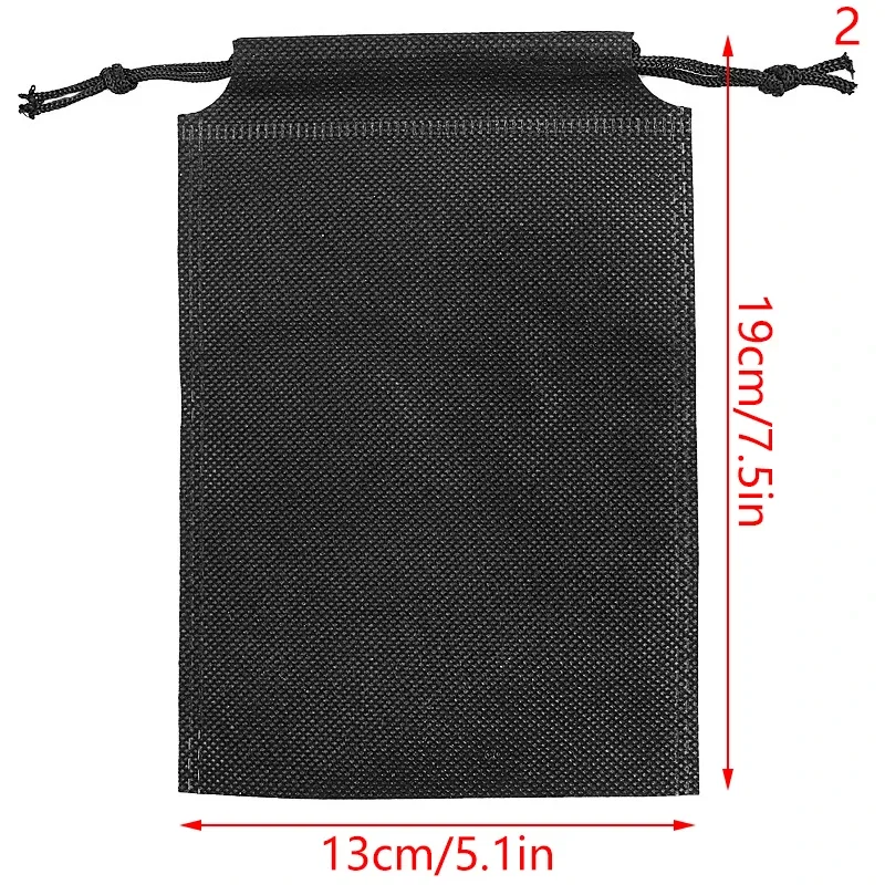 sac de rangement à cordon noir, 1 pièce, housses anti-poussière pour chaussures, pochette de voyage non tissée anti-poussière, sacs à chaussures, protection des chaussures de séchage