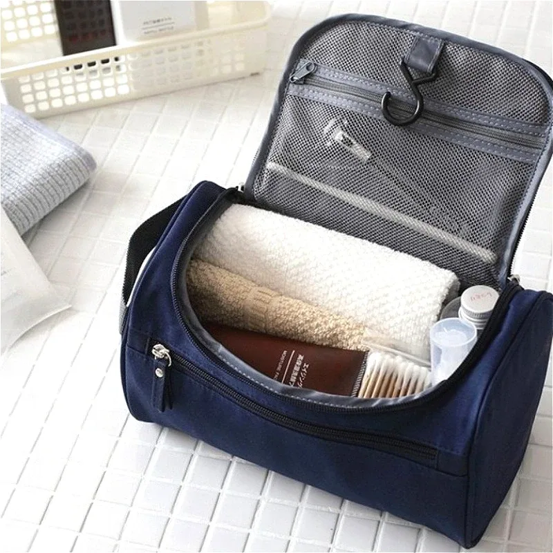 trousse de toilette de voyage suspendue, organisateur cosmétique étanche grande capacité, sac de maquillage pour hommes et femmes