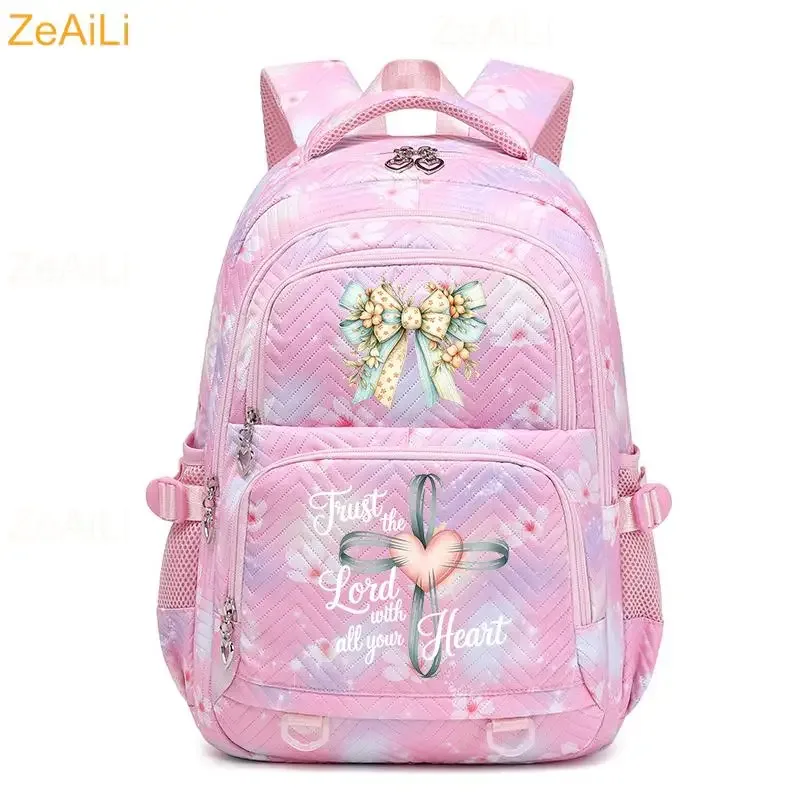 sac à dos imperméable pour femmes, motif libellule et floral, sac de voyage pour adolescentes, cartable pour adolescentes, mochila
