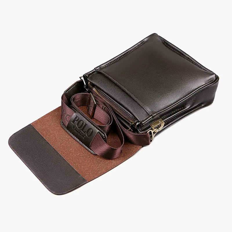 sac à bandoulière tendance pour homme, sac vertical polo pour les loisirs et les affaires