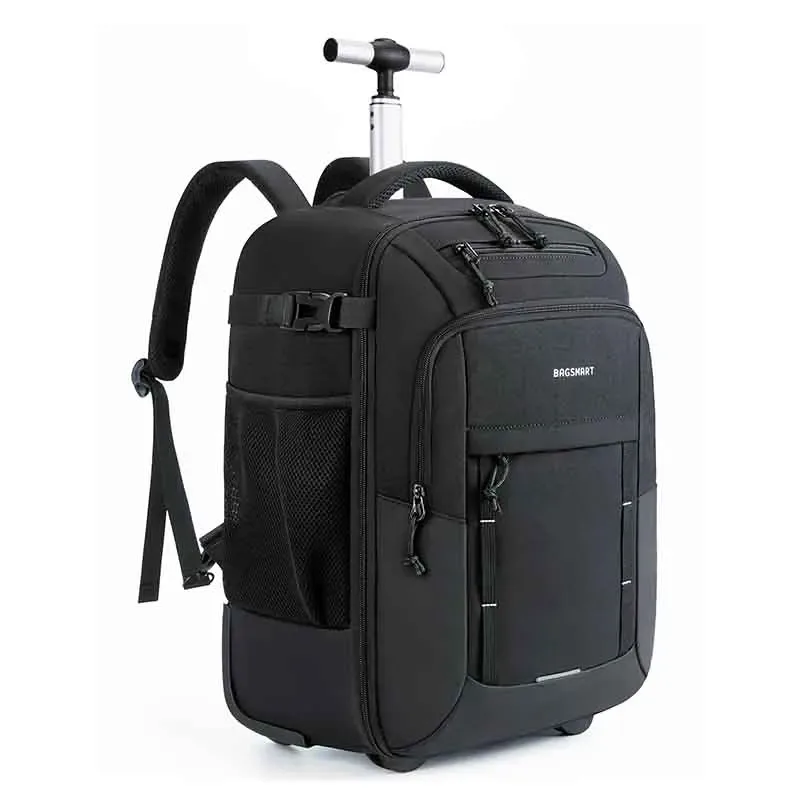 sac dos pvc noir gris grande capacité anti pince voyage sport école shopping extensible convertible respirant