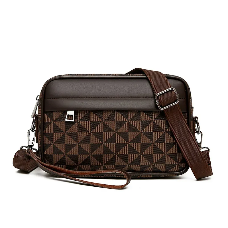 sacs de taille en cuir pu pour hommes, sacs à bandoulière d'affaires de qualité supérieure pour hommes, rangement de voyage à la mode, sacs à bandoulière pour téléphone, pochette