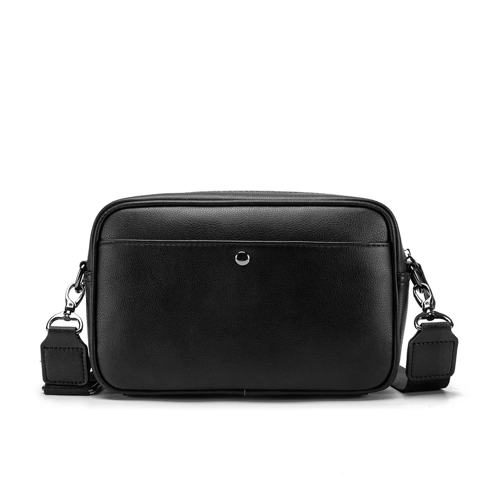 décontracté solide hommes sac à bandoulière sac de messager hommes en cuir pu bandoulière sacs à bandoulière mâle sac à main sacs bandoulière ba