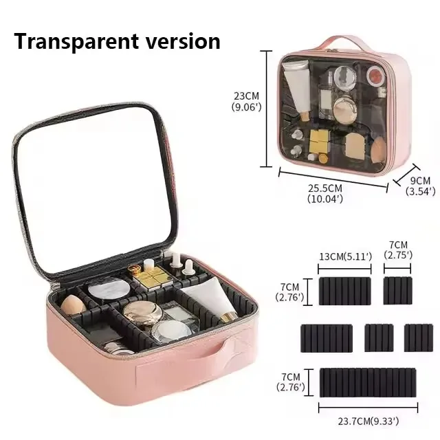 nouvelle trousse de maquillage pour femmes, étanche, pour voyage, rangement de pinceaux de beauté, outils de broderie, étui cosmétique professionnel, boîte de maquillage