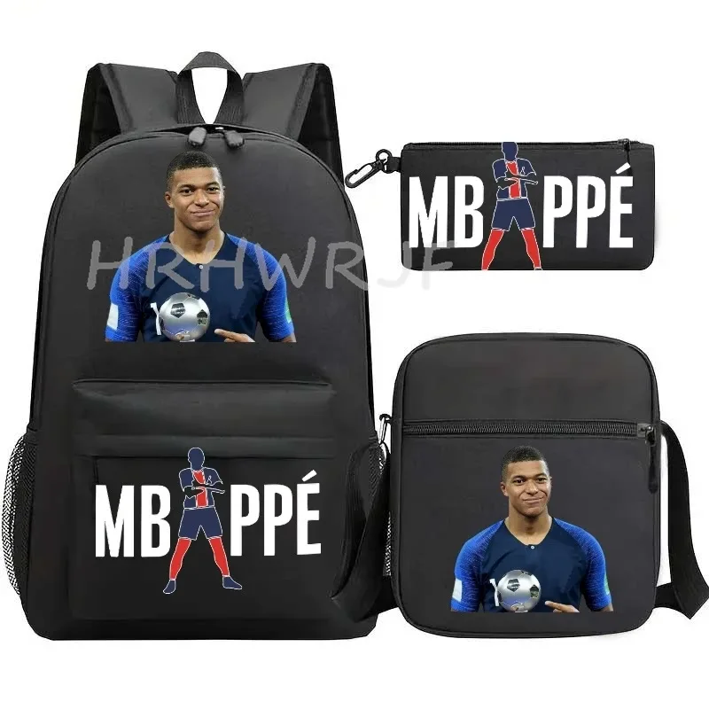 sac à dos m-mbappes pour enfants, cartable de football, sacs d'école de voyage anime pour adolescents, garçons et filles, mochila escolar infantil menino