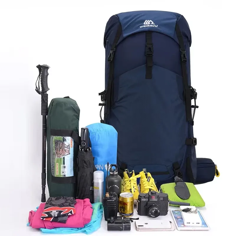 sac à dos de voyage pour randonnée en plein air, camping, escalade, avec housse de pluie, sac d'hydratation pour trekking, alpinisme et voyages