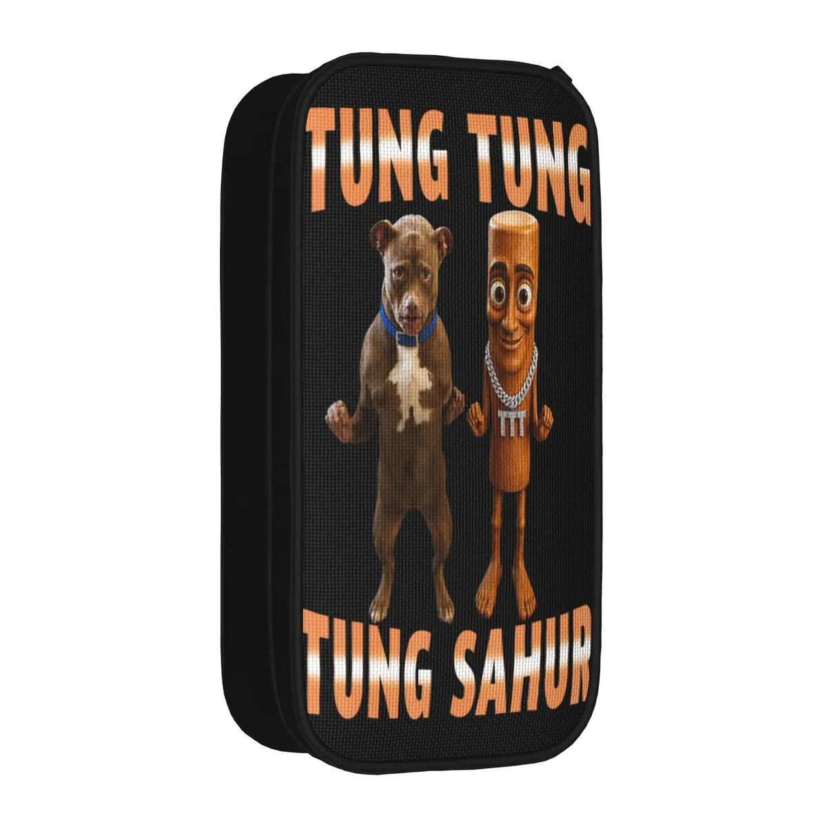 tung sahur neegy meme doorbell john pork halloween trousse à crayons esthétique pour garçons et filles, personnalisable diy pour l'école