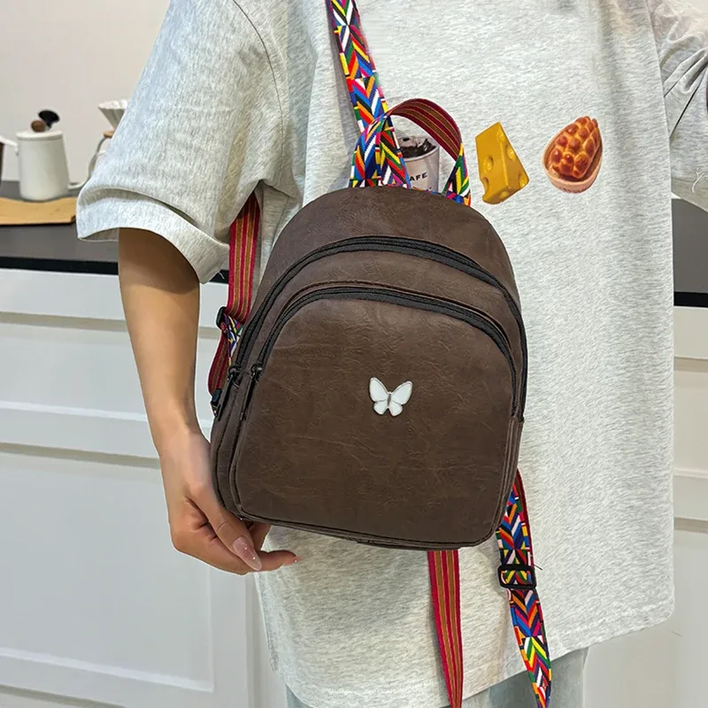 sacs à dos double épaule pour hommes et femmes, sac à dos de voyage tendance, multifonctionnel décontracté