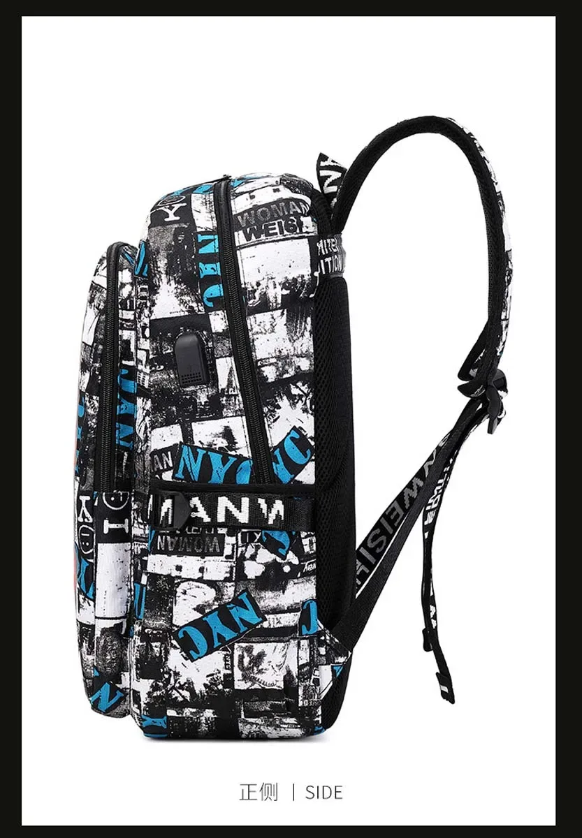 sac à dos pour enfants de l'école primaire, motif requin, grande capacité, léger, simple, sac à dos de dessin animé