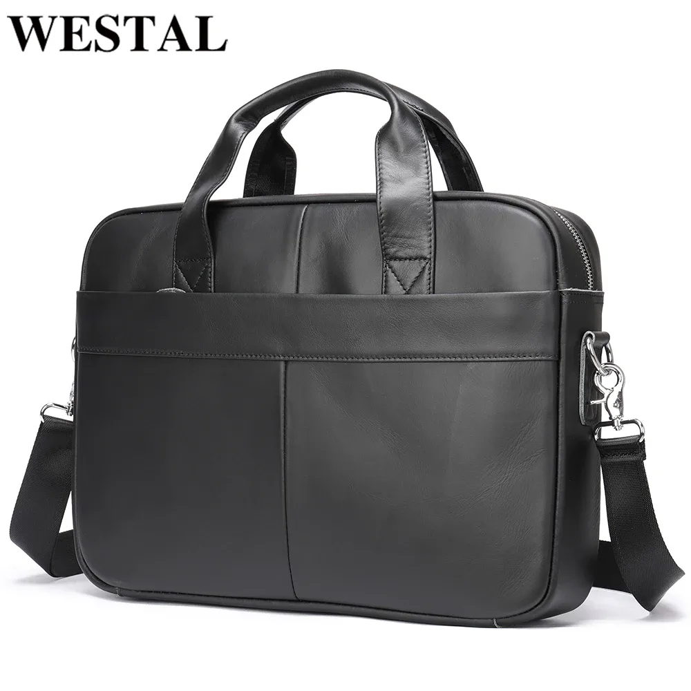 westal-sac en cuir group pour homme, sacoche pour ordinateur portable 14, sacoche pour document, fourre-tout