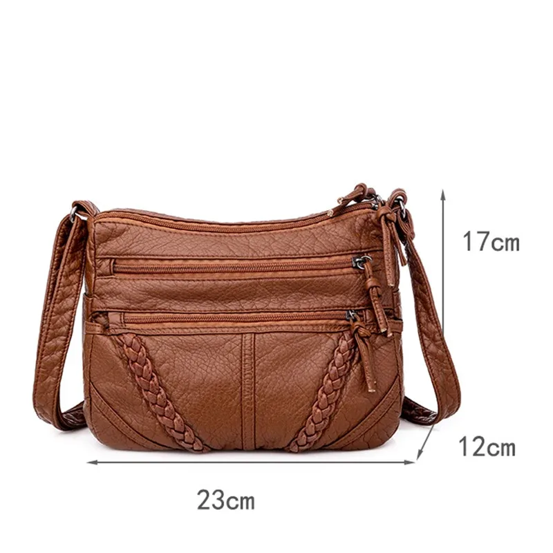 sacs messagers assortis pour femmes, sacs à bandoulière en cuir pu, cadeau à la mode pour filles et femmes d'âge moyen, meilleures ventes