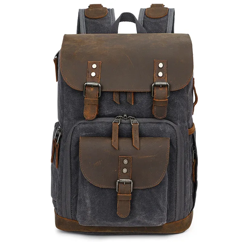 sac pour appareil photo dslr, sac à dos en toile batik, sac de photographie étanche, sac de rangement résistant à l'usure pour l'extérieur, nouvelle collection
