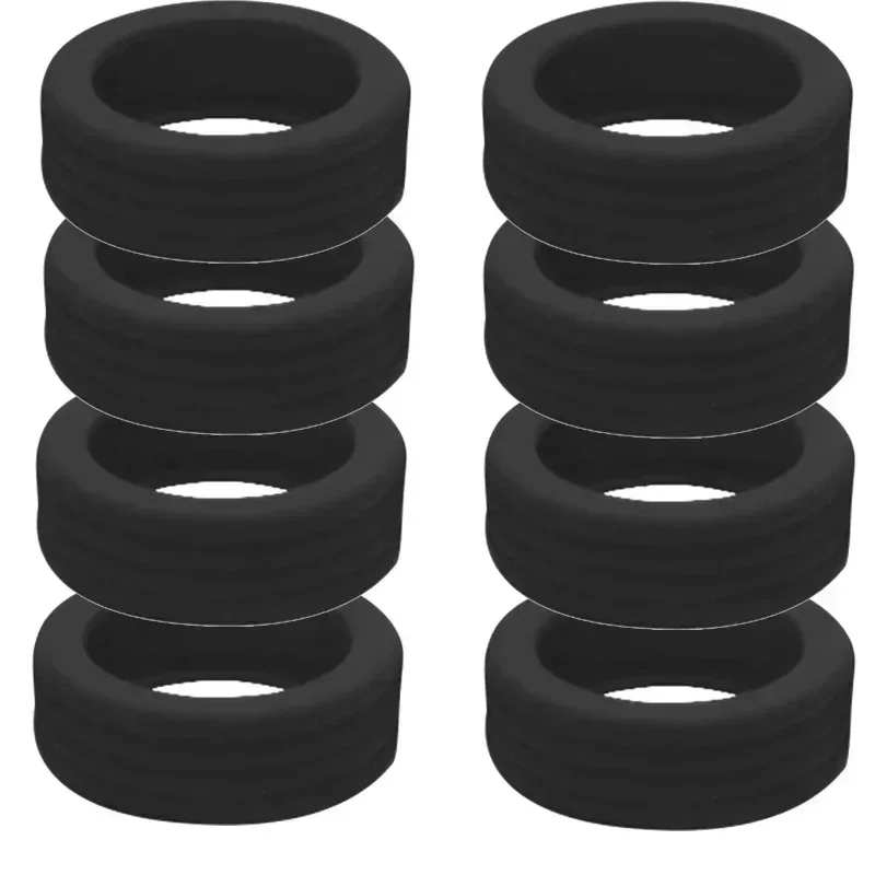 protecteur de roues de bagages silencieux en silicone, 8 pièces, boîtier de chariot, manchon de roulette silencieux, accessoires de bagages, housse de roue de valise