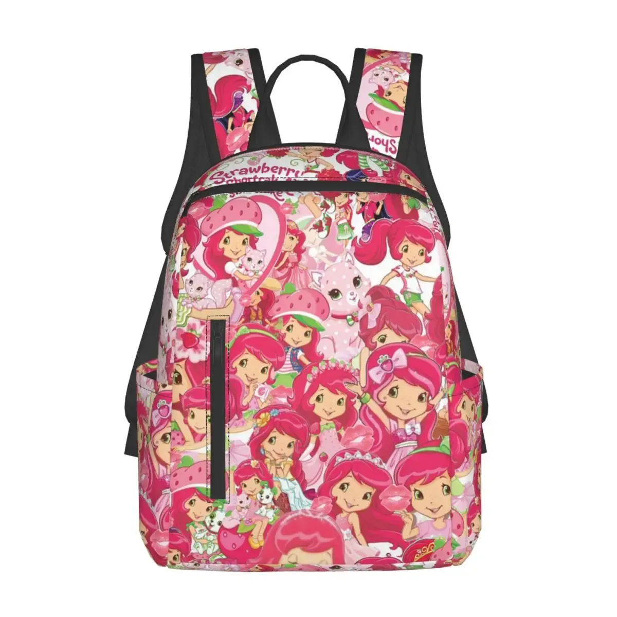 sac à dos d'étudiant like strawberry shortcake, sac d'école, sac à dos de randonnée, sac de voyage pour hommes et femmes, sac à dos tendance, sacs à bandoulière