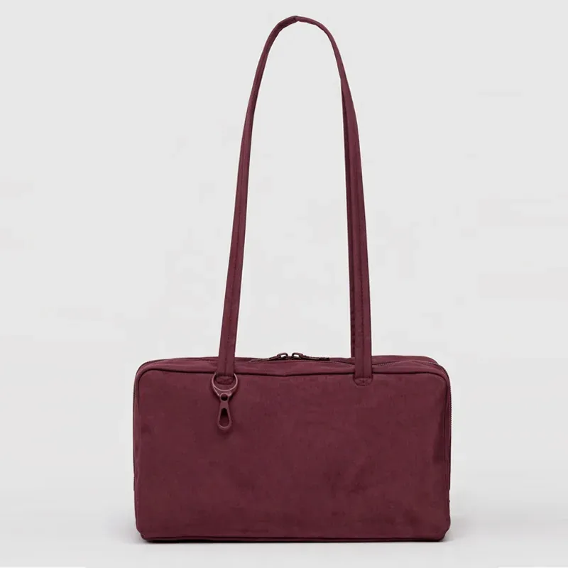 sac bowling décontracté en nylon léger, sacs à bandoulière de créateur pour femmes, grande capacité, sac simple à porter sous le bras, sacs à main tendance 2026