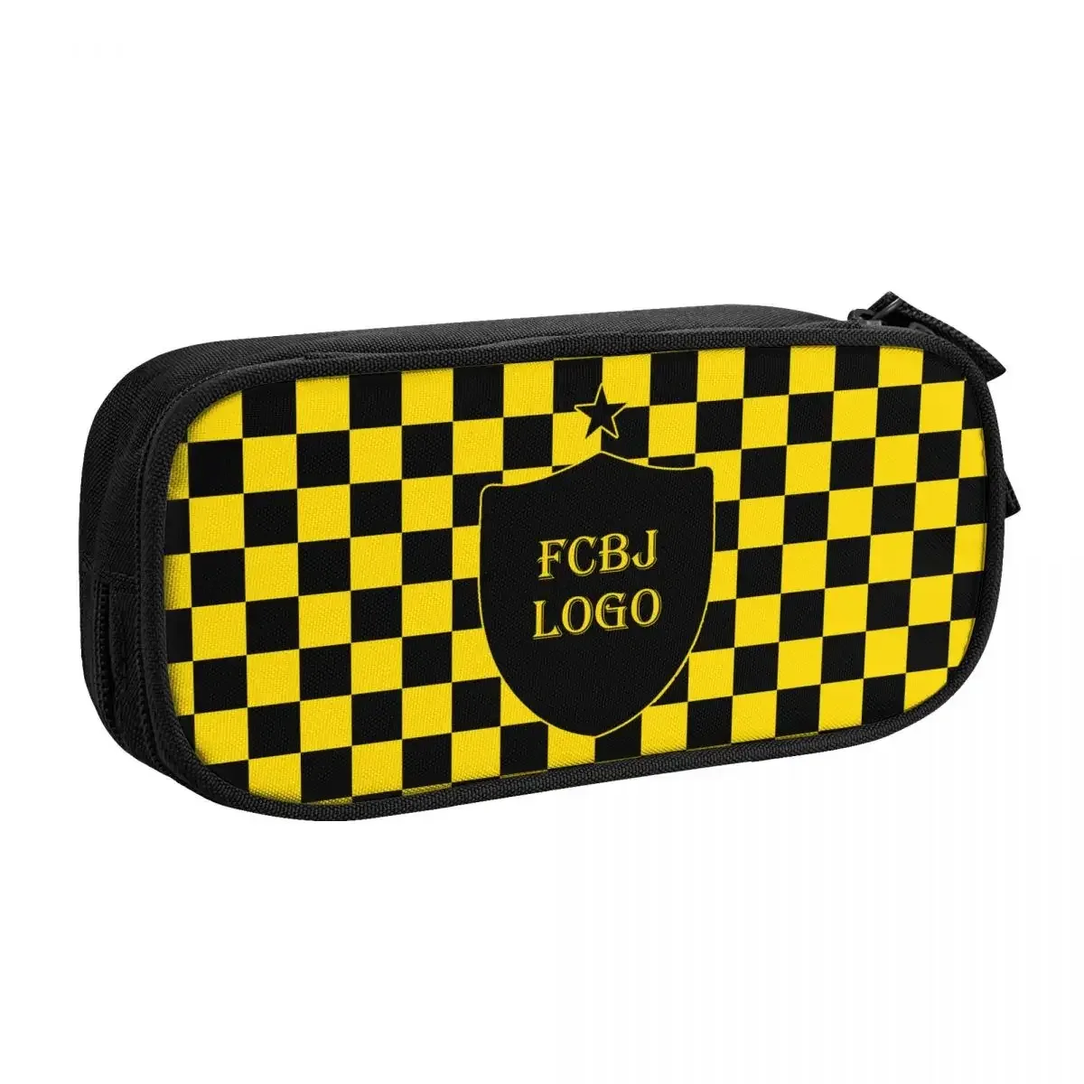 pochette polyester noire lion hébraïques stylos crayons cosmétiques bureau école adolescents adultes organisateur multifonctionalité capacité grande travail étui cosmétiques