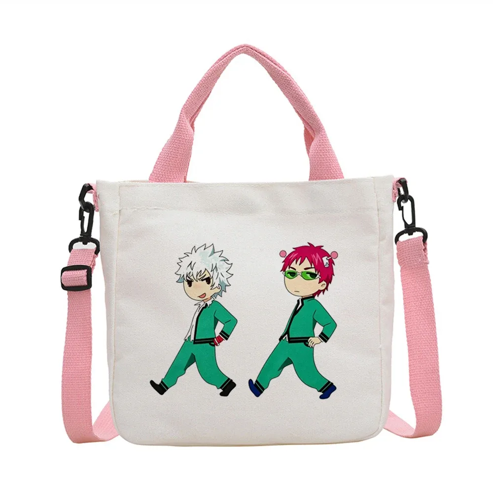 sac fourre-tout saiki k réutilisable y2k, sac de courses pliable pour femme