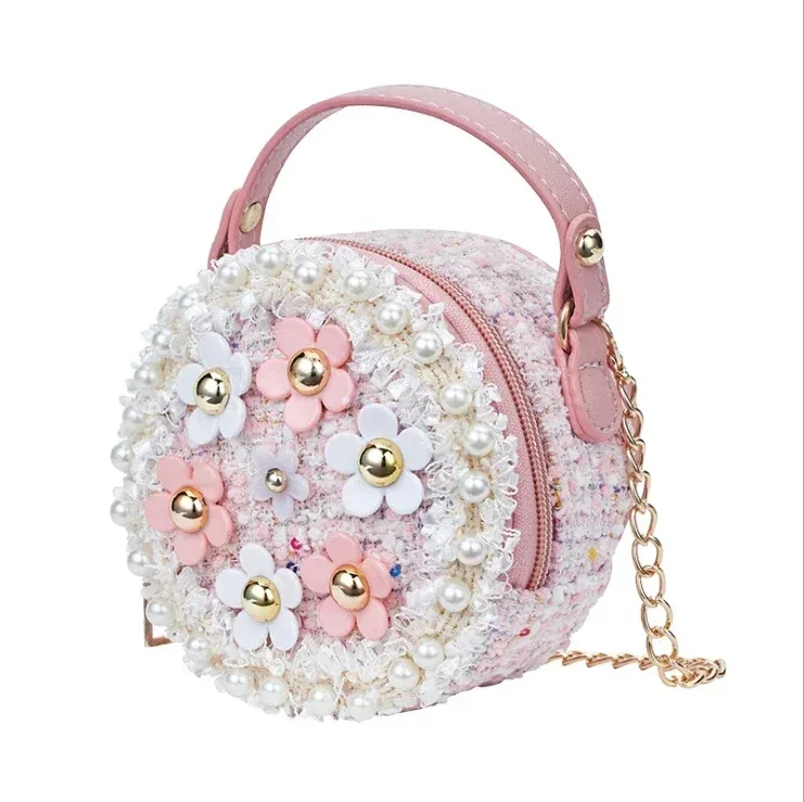 sac à bandoulière princesse pour femmes et petites filles, joli sac à fleurs pour enfants, sac messager pour bébé, initié, tout-petit, nouveau