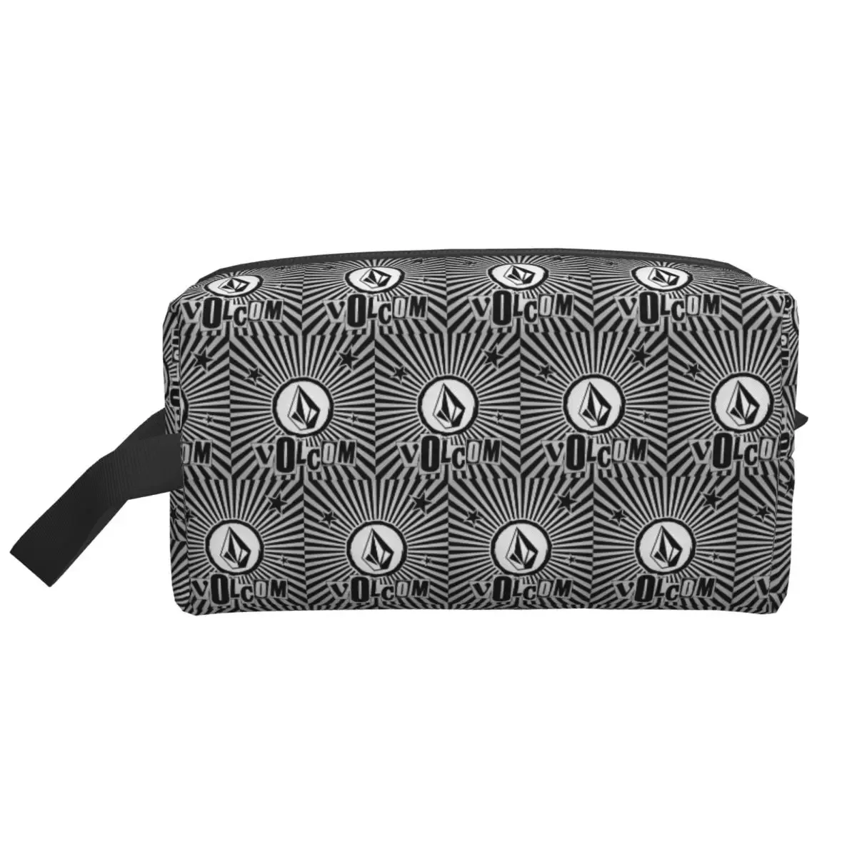 v-volcom – trousse de maquillage avec logo, organisateur de cosmétiques, trousse de toilette, trousse à cosmétiques pour femmes, trousse de voyage pour la beauté, trousse à crayons