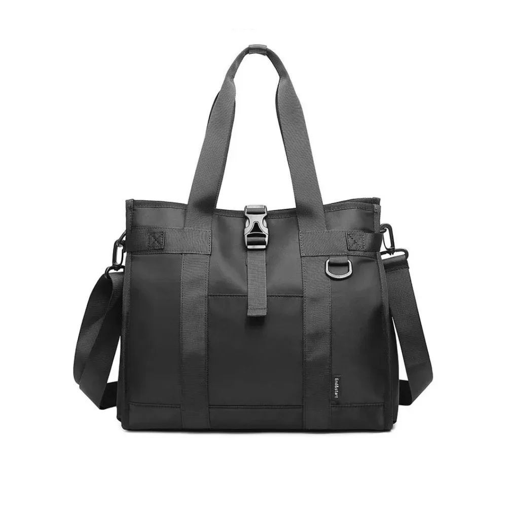 sac à main oxford de grande capacité, couleur unie, multifonctionnel, pour homme, sac à bandoulière oxford portable et imperméable