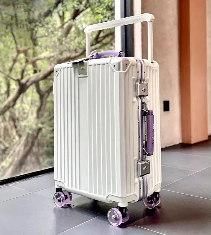 klqdzms bagage de voyage 24 "26" 28 "30 pouces boîtier de chariot de grande capacité pour femmes 20 "abs + étui d'embarquement pour pc valise de cabine pour hommes