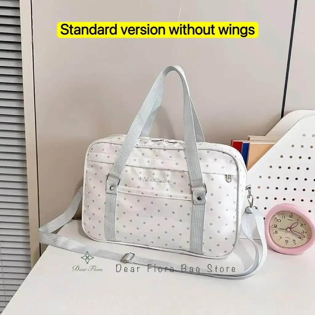 sac à bandoulière y2k anime convention à pois, sac bandoulière 2d, sac transparent mignon pour fille, sac messager otaku diy pour exposition de bandes dessinées