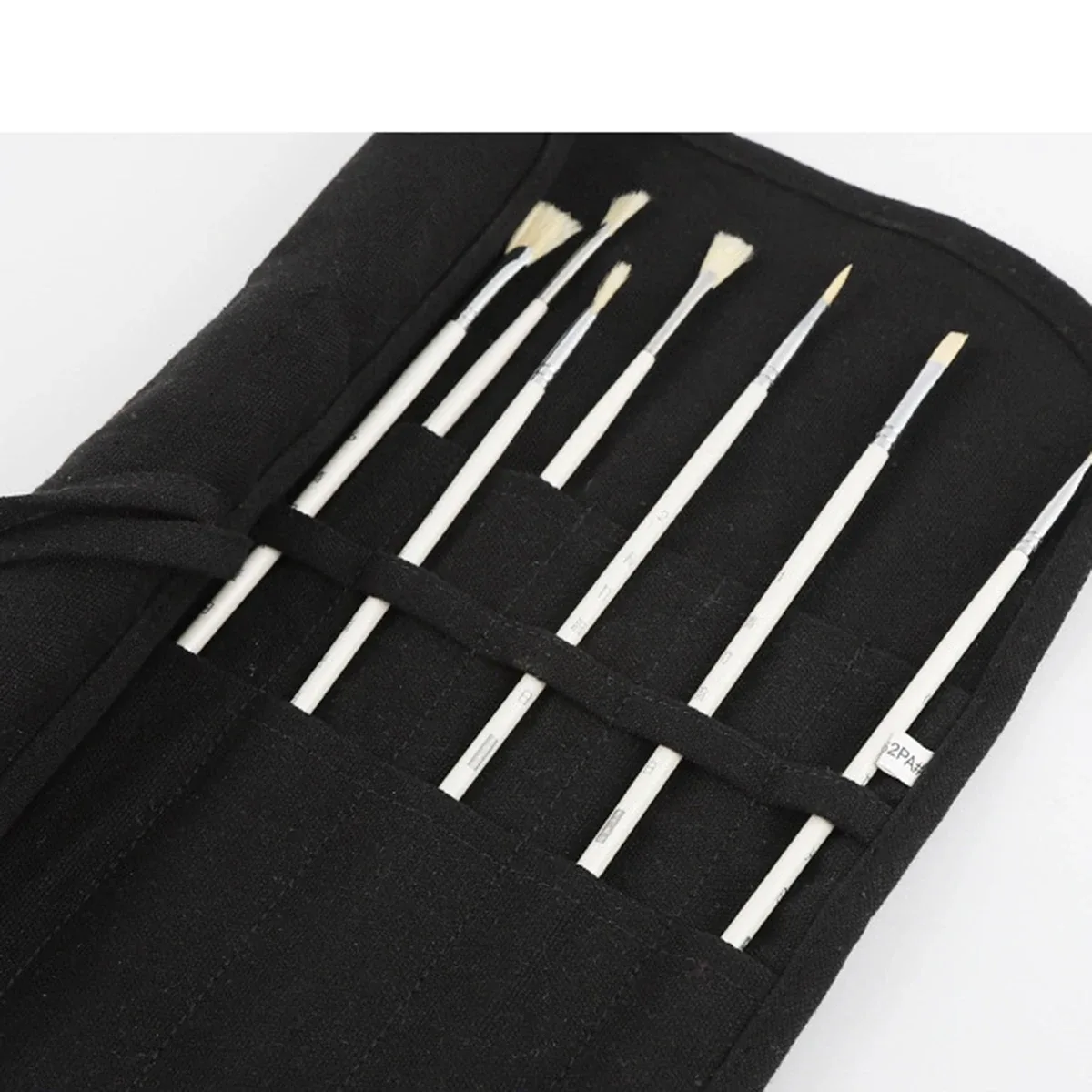 sac de rangement pour pinceaux de peinture et toiles, 22 compartiments pour pinceaux d'aquarelle et de gouache, sac de rangement pour pinceaux de calligraphie, sac à stylos enroulable