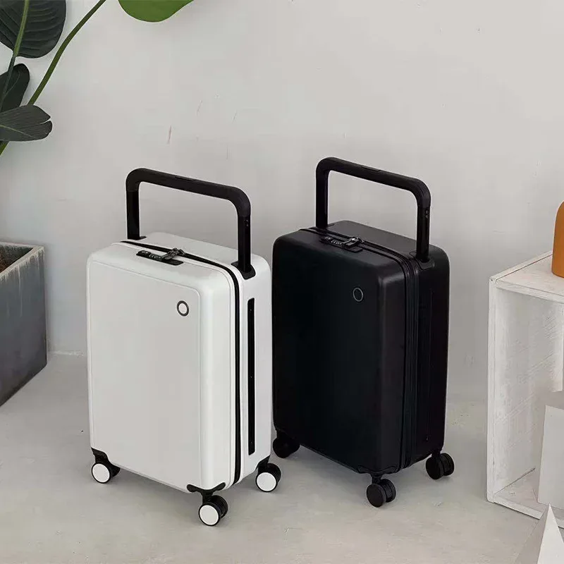 valise de voyage à roulettes avec fermeture éclair, bagage à main, trolley tsa, mot de passe, usb, 20 pouces