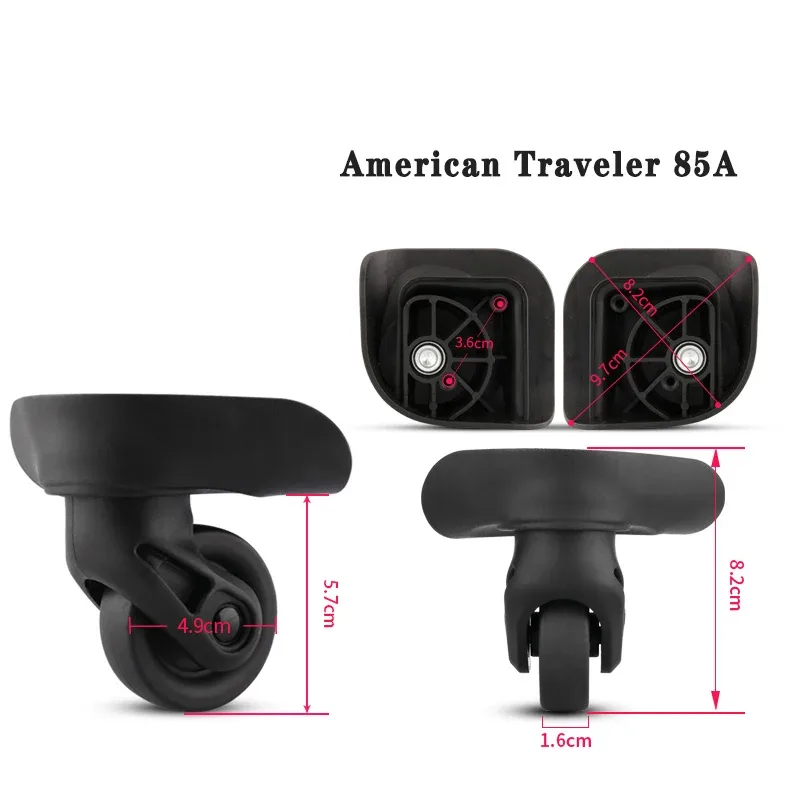 roue bagage nylon silent high quality accessoires voyage remplacement sangles balances porte gobelets usage varie formats couleurs dore marron rose