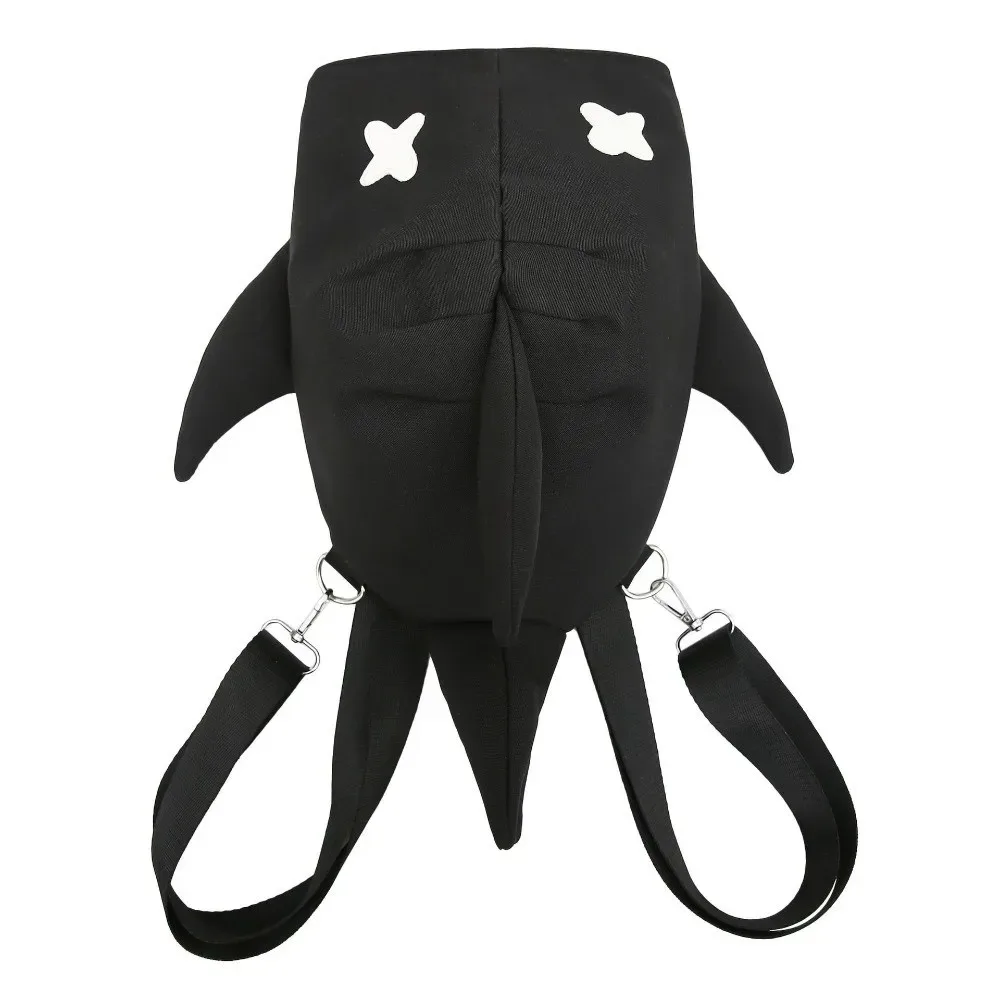 sac à dos requin à sangle réglable, style polyvalent, design unique, sac de voyage décontracté, nouveau design, modèle unisexe, sac à bandoulière unique
