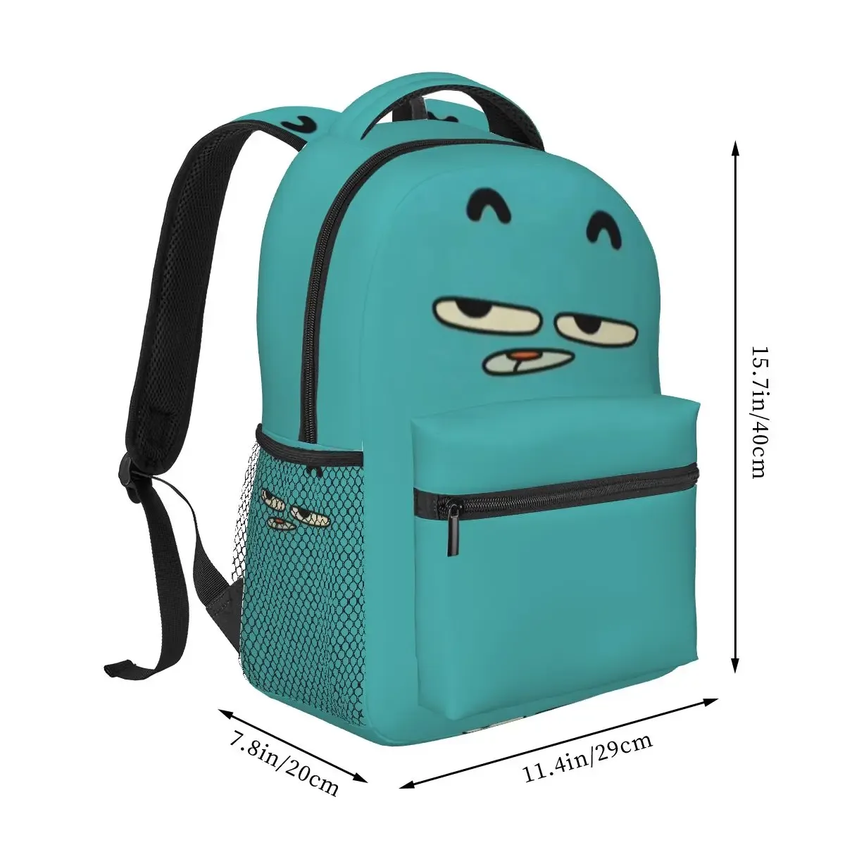 sac à dos gum gumball pour garçons et filles, cartable pour étudiants, sac de voyage à motif de dessin animé, sac à bandoulière de grande capacité