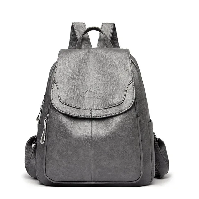 sac à dos en cuir de grande capacité pour femmes, sac d'école vintage de bonne qualité, sac à dos de voyage pour dames