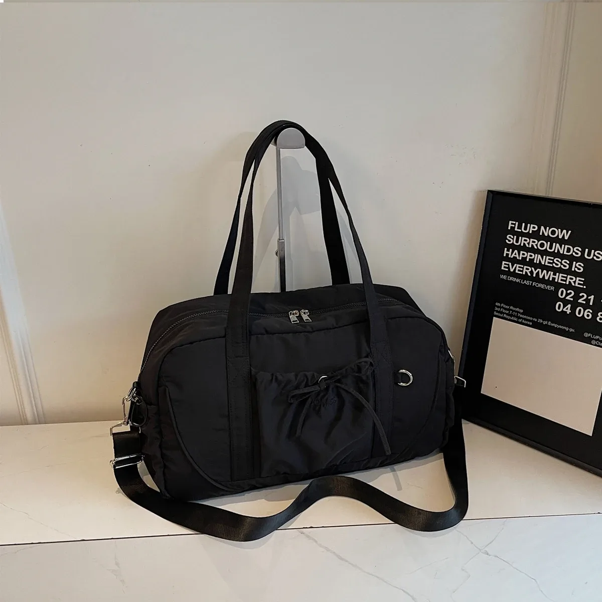 nouveau sac de voyage grande capacité épaule portable sac à bagages sac de rangement de voyage sac d'embarquement sport fitness sac pour les femmes