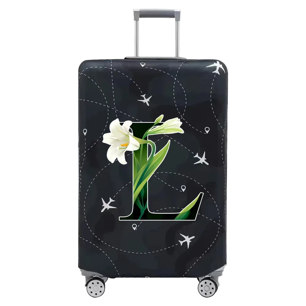 housse de protection pour bagages, accessoires de voyage, anti-poussière et résistante à l'usure, série letter, 18-32 pouces