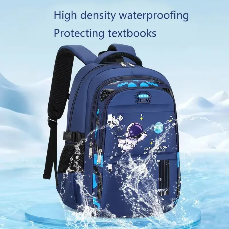 sac à dos pour enfants de haute qualité, sacs d'école pour garçons, sac à dos scolaire astronaute, sac à dos imperméable pour l'école primaire, mochila infantil