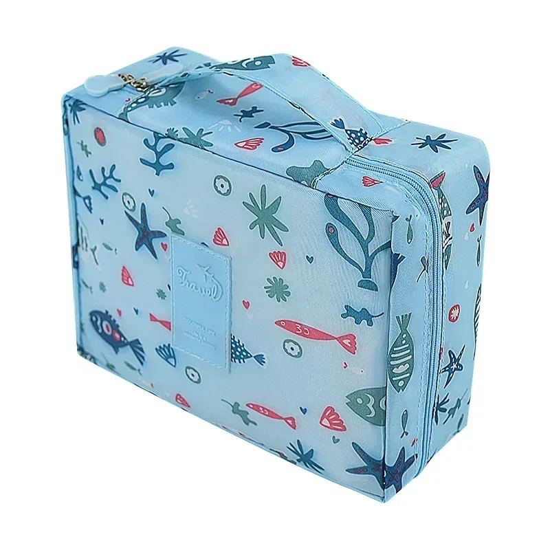 grand sac à cosmétiques de voyage pour femmes, fourre-tout imperméable, organisateur de maquillage, trousse de toilette féminine, trousse de maquillage, pochette de rangement, boîte pour dames