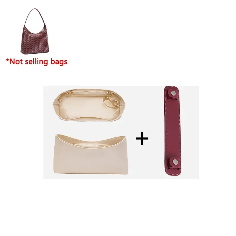 papier dupont pour sac bohe hobo, insert organisateur, sac durable et imperméable, support de rangement ordonné, doublure intérieure, accessoires de sac soignés
